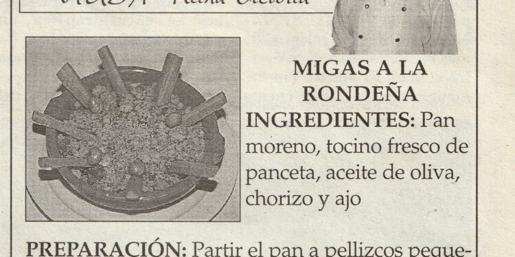 «Migas a la rondeña»