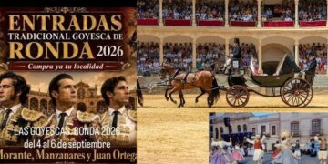 Vuelta al ruedo para tres grandes citas de la Feria de Ronda: La Exhibición de Enganches, las Galas Folclóricas y la Tradicional Corrida Goyesca