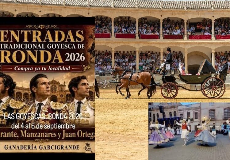 Vuelta al ruedo para tres grandes citas de la Feria de Ronda: La Exhibición de Enganches, las Galas Folclóricas y la Tradicional Corrida Goyesca